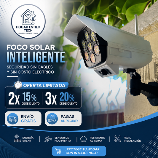 Foco Solar Inteligente